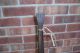 Old Antique Primitive Broom With Wrought Iron Scraper Primitives photo 6