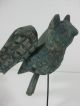 Early Incredible 19th C.  Carved & Painted Folk Art Owl Carving W/ Orig.  Paint Nr Primitives photo 2