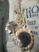 Vintage Inspired Old Horn Seed Sower Bag Wall Hanging Primitives photo 7
