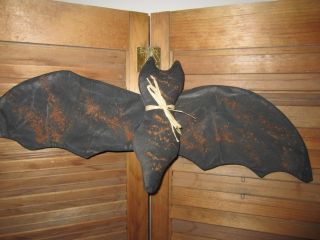 Primitive Bat - - Wired Wings - Halloween - Grungy photo