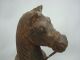 A Wonderful 19th Century Cast Iron Horse Head Hitching Post Primitives photo 9