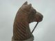 A Wonderful 19th Century Cast Iron Horse Head Hitching Post Primitives photo 6