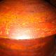 Treen / Treenware Paint Decorated Sugar Bowl Wood. . .  Large Primitives photo 1