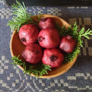 Primitive Dried Natural Pomegranates photo