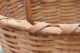 Primitive Early Tall Splint Basket With Handles Signed Primitives photo 5