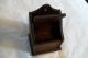 Antique Salesmans Sample Size Wood Salt Box Primitives photo 2