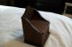 Antique Salesmans Sample Size Wood Salt Box Primitives photo 4