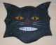 Primitive Handpainted Halloween Candle Table Mats Jol Black Cat Spooky Decor Primitives photo 2