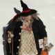Kim ' S Klaus~ooak Handmade Witch Folk Art Doll~vintage Antique Halloween~cat Primitives photo 2