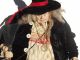 Kim ' S Klaus~ooak Handmade Witch Folk Art Doll~vintage Antique Halloween~cat Primitives photo 3