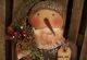 Primitive 11 In.  Glittered Snowman == Berries Holiday Doll == Primitives photo 2
