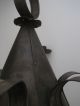 Antique 1700s American Tin Lighting 6 Wide Arm Candle Chandelier Candle Holder Primitives photo 6