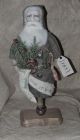 Olde Primitive Santa Doll Olde St Nick Vint~quilt~ Bobbin Vintage Photo Ooak Primitives photo 1