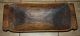 Antique Primitive Carved Wooden Dough Bowl; Old Hand - Hewn Country Trencher 1800s Primitives photo 10