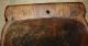 Antique Primitive Carved Wooden Dough Bowl; Old Hand - Hewn Country Trencher 1800s Primitives photo 11