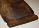 Antique Primitive Carved Wooden Dough Bowl; Old Hand - Hewn Country Trencher 1800s Primitives photo 4