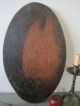 Antique 1800s Early Rare Plantation Wooden Treen Hickory Meat Carving Board Primitives photo 8