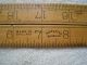 Antique Brass And Boxwood Folding Ruler ~made In England~ Primitives photo 4