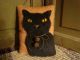Primitive Halloween Black Cat Quilt Door Pillow ~ Folk Art Primitives photo 4