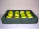 Aafa - Late 19th C. ,  Apple Tray In Green Paint Primitives photo 7