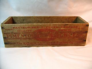 Old Country Club Pimento Cheese Box,  5 Lbs Size,  Kroger Co.  Cincinnati,  Ohio photo