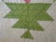Antique 19th Century Red And Green Country Quilt With Goosewing Borders Completed Quilts photo 9