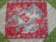 Antique 19th Century Red And Green Country Quilt With Goosewing Borders Completed Quilts photo 10