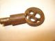 17th Century Iron Pocket Size Working Iron Padlock 1 Inches With Key Must See Primitives photo 4