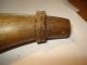 18th Century 8 Inch Lenght Powder Horn Rev War Carved Tip & Remaining Strap Primitives photo 4