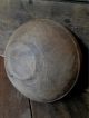 Early Antique Primitive Old Dry Turned Dough Bowl Footed Treenware Wooden Aafa Primitives photo 2