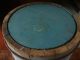 Great Robins Egg Blue Painted Wooden Bucket Primitives photo 5