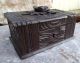 Antique Carved Wood Box - Trinket - Jewel Box Primitives photo 2