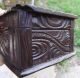 Antique Carved Wood Box - Trinket - Jewel Box Primitives photo 3