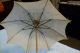 Antique 1900s Childs Parasol Umbrella Cotton,  Bamboo Handle Attic Find Primitives photo 5