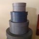 Set Of 6 Primitive Stacking Boxes In Shades Of Early Blue Primitives photo 3