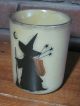 , Ooak,  Hand Painted New England Folk Art Small Decorative Witches Crock Primitives photo 1