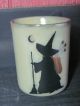 , Ooak,  Hand Painted New England Folk Art Small Decorative Witches Crock Primitives photo 3