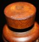 Antique Primitive Wooden Nutmeg Grinder; Old Treenware Pepper Spice Mill Primitives photo 5