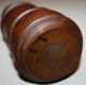 Antique Primitive Wooden Nutmeg Grinder; Old Treenware Pepper Spice Mill Primitives photo 6