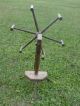 Awesome Antique Vintage Amish? Wooden Yarn Wool Winder Floor Tripod 1800 ' S Works Primitives photo 3