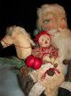 Primitive Doll~folk Art~pattern~christmas Old Time Santa ~ Dumplinragamuffin Primitives photo 1
