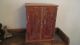 Wonderful Early Old Primitive Wooden Wood Wall Table Cabinet Cupboard Paint Primitives photo 1