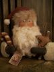 Primitive Large Santa Holding Arms == Gingerbread Doll == Candy Cane ==13 In. Primitives photo 4