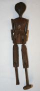 Antique Early American Folk Art Articulate Carved Limberjack Dancing Figure Doll Primitives photo 10