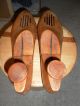 Antique Wooden Shoe Mold/strecher With Handle Pivotssee Primitives photo 1