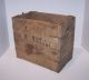 Antique Hubbard ' S Wire Sewed Folding Wood Box 1931 ~see~ Primitives photo 2