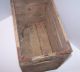 Antique Hubbard ' S Wire Sewed Folding Wood Box 1931 ~see~ Primitives photo 4