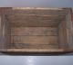 Antique Hubbard ' S Wire Sewed Folding Wood Box 1931 ~see~ Primitives photo 5