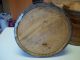Antique Firkin Wood Box Stave And Hoop Black Bail Handle 1800 ' S Great Shape Primitives photo 3