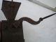 Rare Antique 1700 ' S Clamp - On Cast Iron American Primitive Coffee Grinder Mill Primitives photo 3
